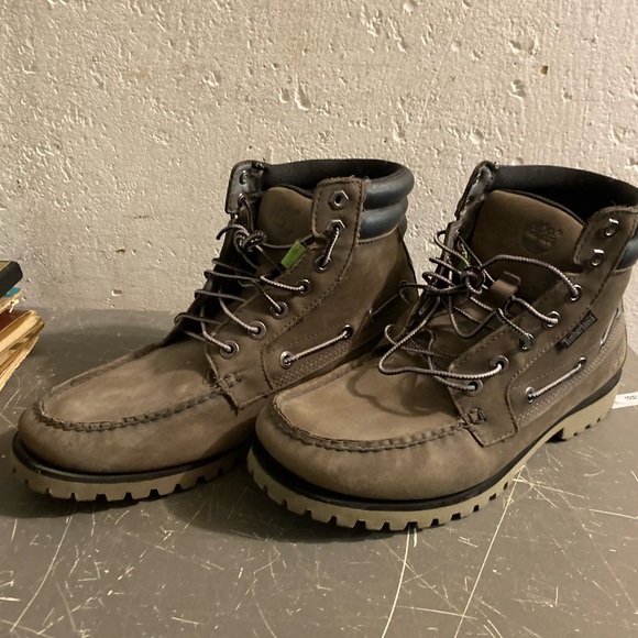 Timberland Oakwell 7 Eye Móc Toe Boots - Picture 2 of 5